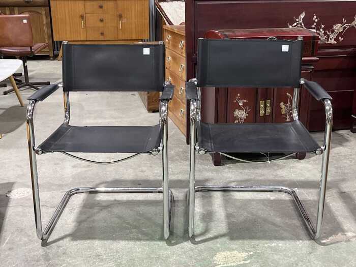 Pair of Marcel Braun B34 chairs