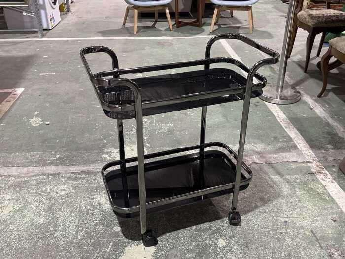 Two-tier bar cart