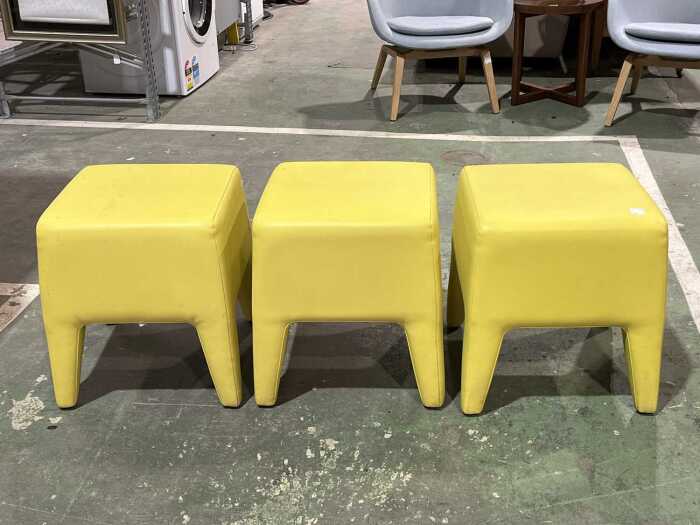 Set of three Jardan Kelly stools RRP $2,300 each