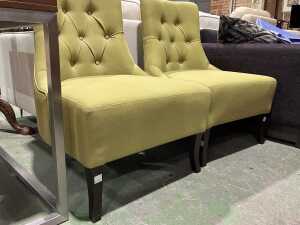 Pair of modern parlour armchairs - 2