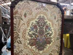 Metamorphic tapestry fire screen table - 2