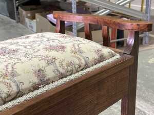 Period blackwood piano stool - 3