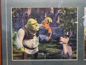 Mike Myers 'Shrek' framed memorabilia collage - 2