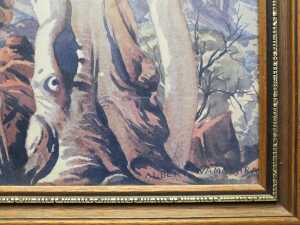 Albert Namatjira, Valley Ghost Gums, reproduction print - 3