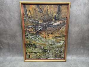 John Vincent Brock (1945-94), Rushing River, 1988. Oil painting on canvas