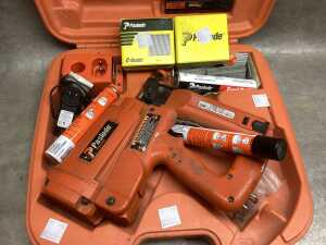 Paslode Impulse cordless nail gun and hard carry case - 2