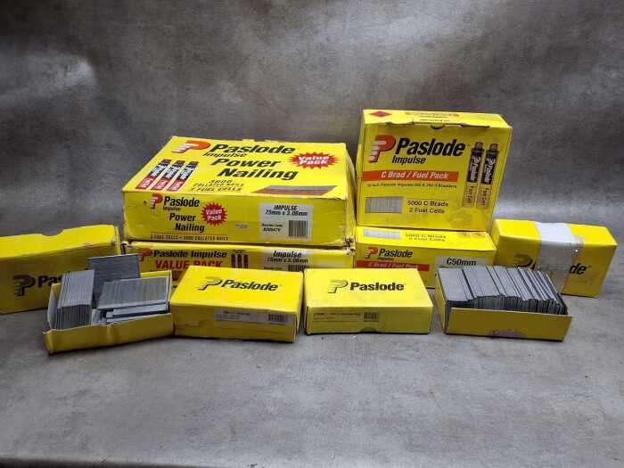 Paslode Impulse nails and fuel packs