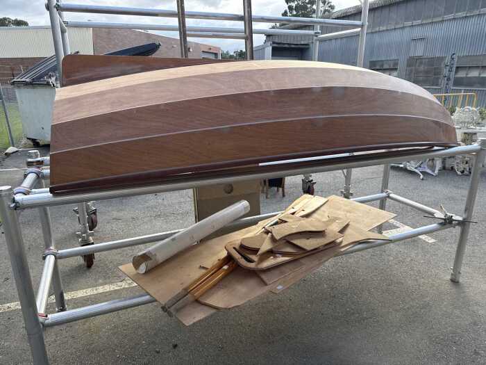 Timber Dinghy 90% complete