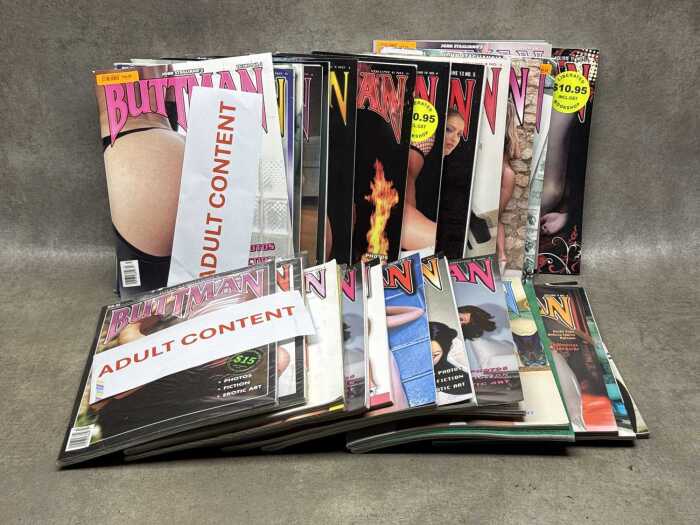"Buttman" XXXX Erotic magazines (adult content)