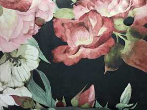 Pair of modern floral upholstered occasional chairs - 6