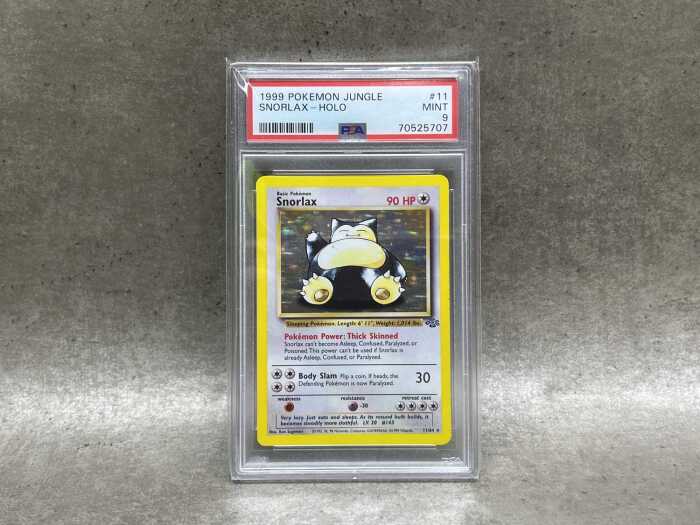 Pok&eacute;mon 1999 Jungle set Snorlax Holo collector card