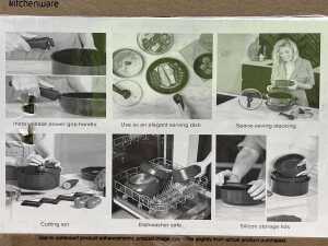 Kelton Stackable Cookware set - 3