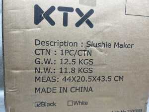 KTX slushie maker - 2