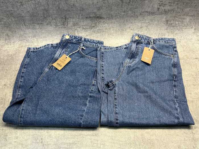Two pairs Ceres Life Maggie Tapered Barrel Jeans size 12