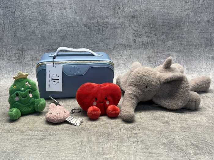 The London Train Case Co. case & plush toys