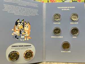 Four packs of Bluey collector coins - 3