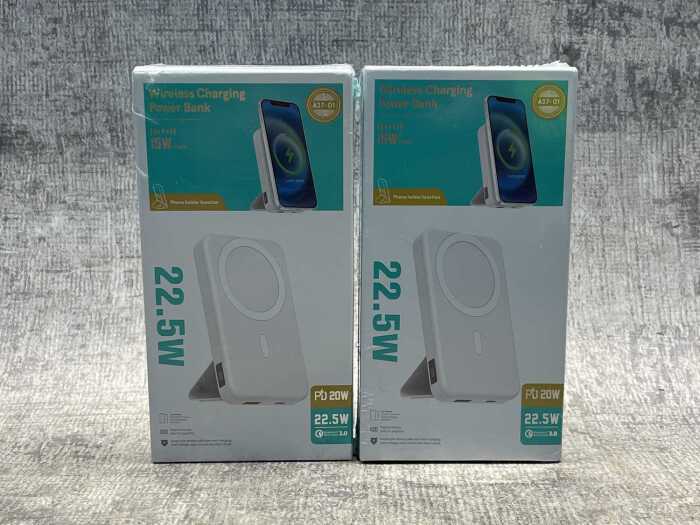 Two wireless charging power banks