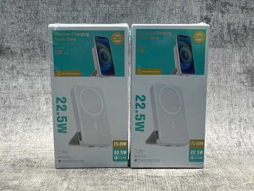 Two wireless charging power banks