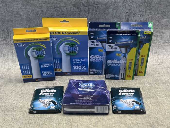 Group of Men's hygiene products