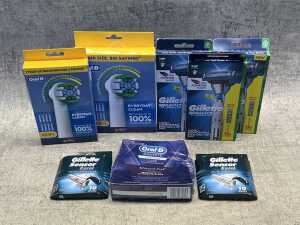 Group of Men's hygiene products