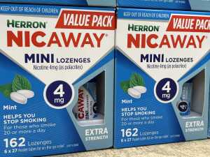 Six boxes of Nicaway lozenges - 2