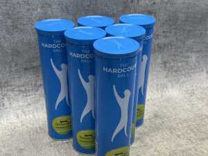 Six tins of Slazenger Hardcourt tennis balls - 2