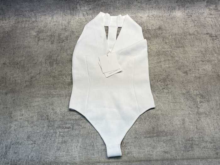 Camilla And Marc Kestral Plunge Neck Bodysuit size S