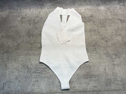37 · Camilla And Marc Kestral Plunge Neck Bodysuit size S