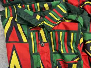 Group of Vanuatu flag design clothing - 3
