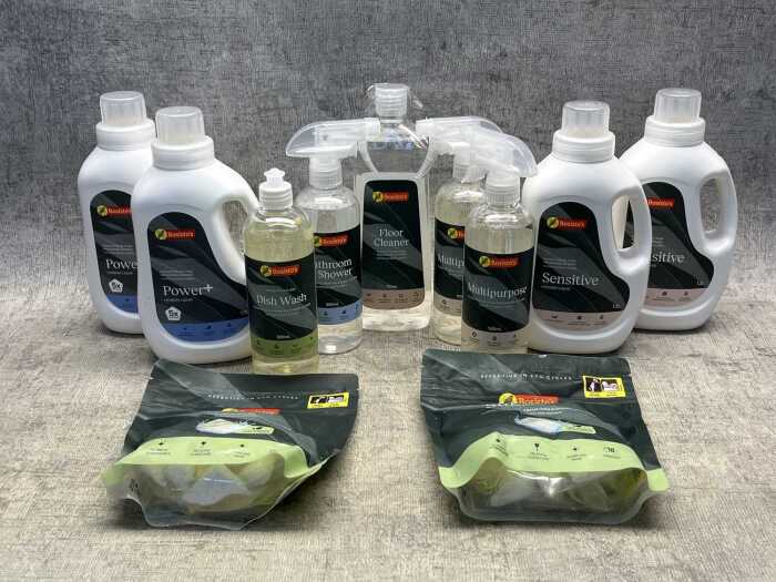 Group of Bosisto's cleaning products