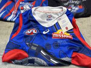 Three Western Bulldogs tops - 4