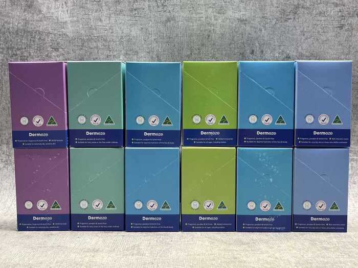 Group of Dermeze creams