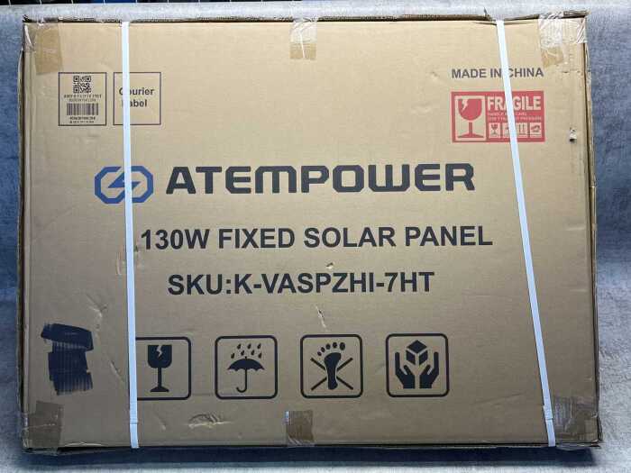 Atempower fixed solar panel