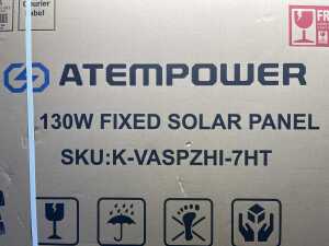 Atempower fixed solar panel - 2