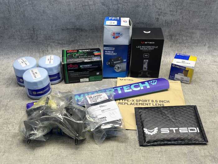 Group of auto parts