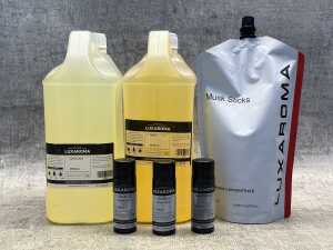 Group of Luxaroma fragrance concentrates