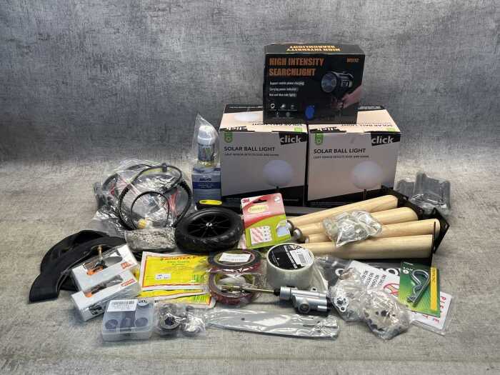Group of garage products
