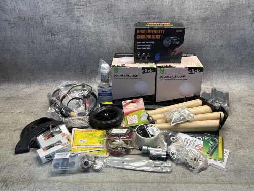 Group of garage products
