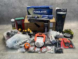 Group of garage products