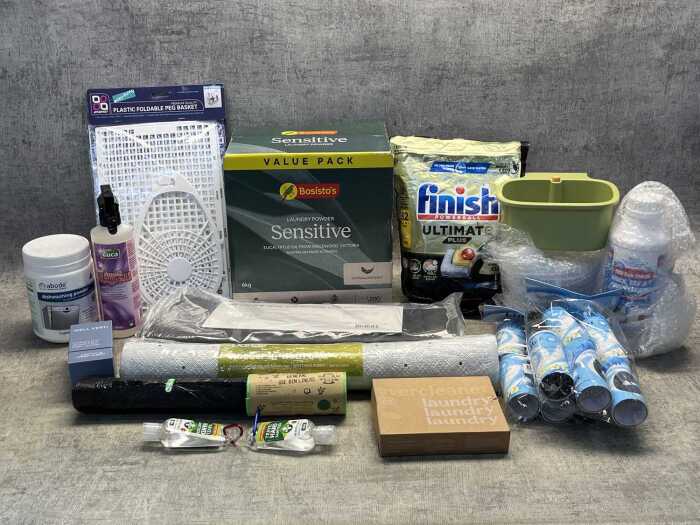 Group of cleaning products