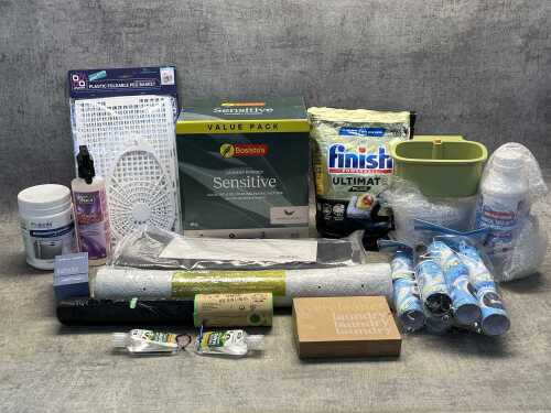 Group of cleaning products