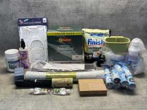 Group of cleaning products