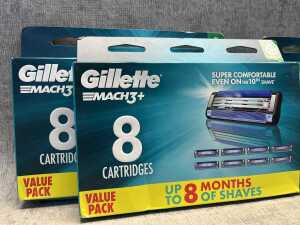 Five boxes of Gillette shaving cartridges - 2