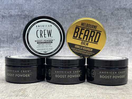 Group of Men's hair products