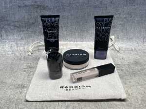 Group of Rageism Beauty prodcts