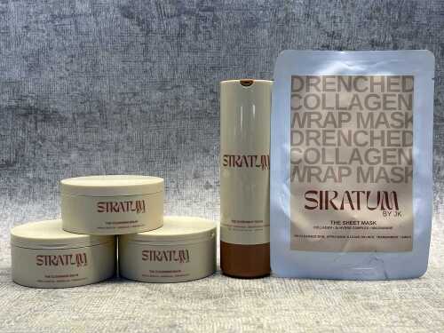 Group of Siratum beauty products