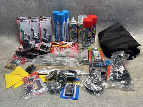 Group of garage products