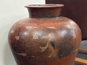 Red pottery vase - 2