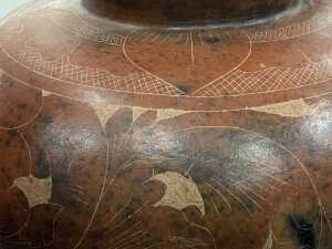 Red pottery vase - 3