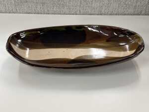 Three mid-century colourful ceramic pieces - 4